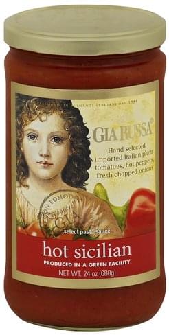 Gia Russa Select, Sicilian, Hot Pasta Sauce - 24 oz, Nutrition Information  | Innit