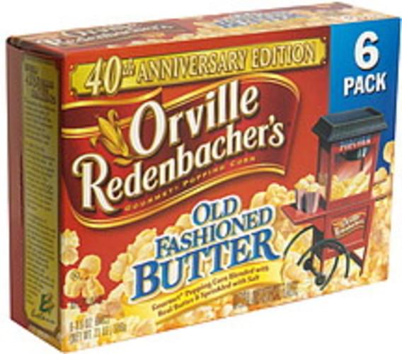 Orville Redenbachers Old Fashioned Butter Gourmet Popping Corn 6 Ea Nutrition Information Innit