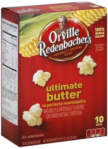 Orville Redenbachers Gourmet, Ultimate Butter Popping Corn - 10 ea ...