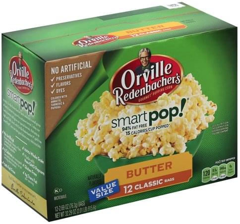 Orville Redenbachers Gourmet, SmartPop!, Butter, Value Size Popping ...