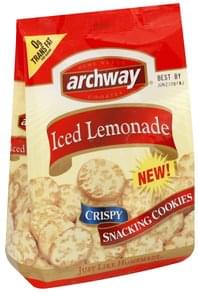 Kroger Lemon, Iced Cookies - 16 oz, Nutrition Information | Innit