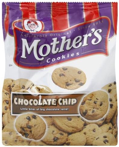 Mothers Chocolate Chip Cookies - 12 Oz, Nutrition Information | Innit