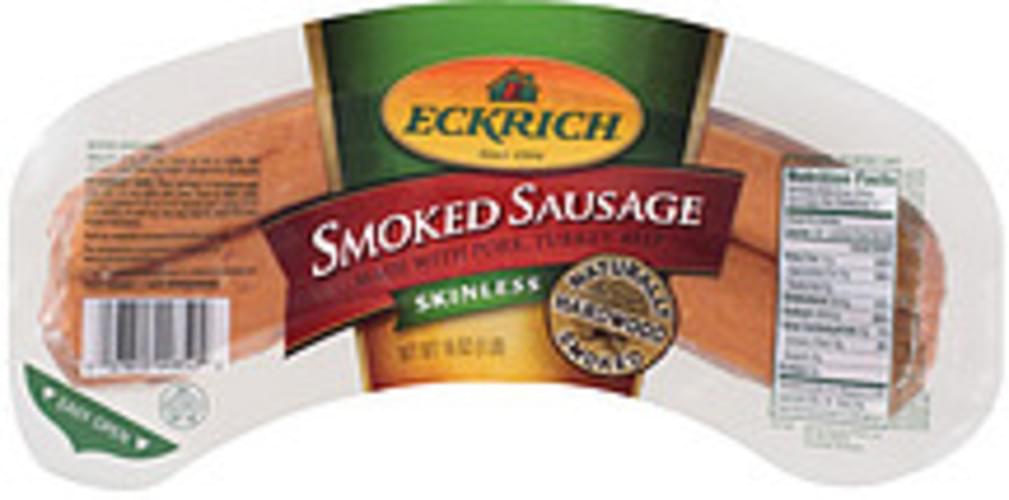 Eckrich Skinless Natural Hardwood Smoked Smoked Sausage 16 oz