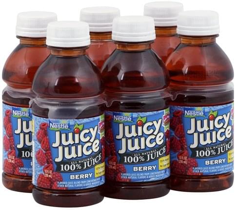 Juicy Juice Berry 100% Juice - 6 ea, Nutrition Information | Innit