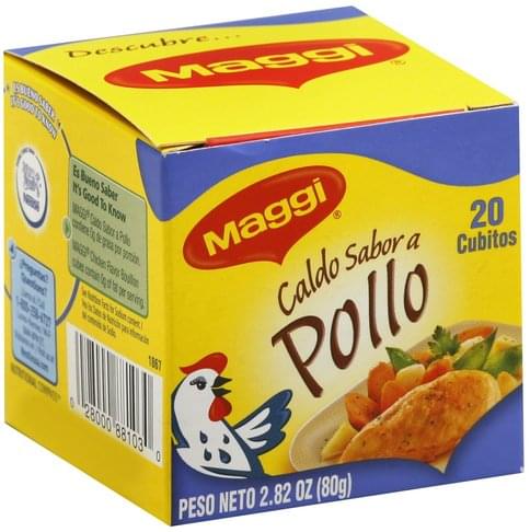 Maggi Chicken Flavored Bouillon - 20 ea, Nutrition Information | Innit