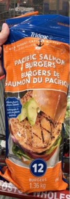 Trident Seafoods Wild Pacific Salmon Burgers 113 G Nutrition Information Innit 8278