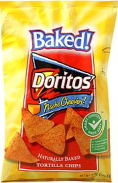 Doritos Nacho Cheesier! Tortilla Chips - 8 oz, Nutrition Information ...