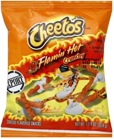 Cheetos Crunchy Flamon' Hot 1.25oz