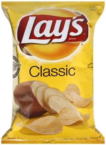 Lays Classic Potato Chips - 10.5 oz, Nutrition Information | Innit