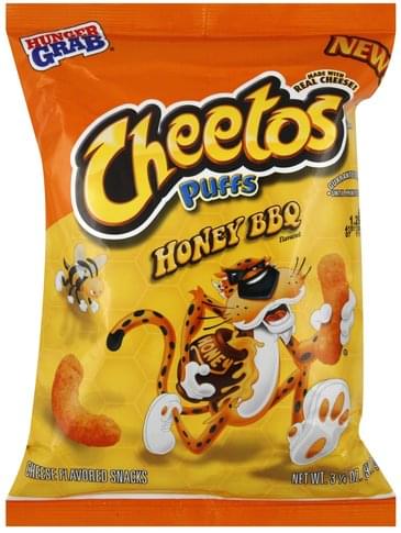 Cheetos Honey BBQ, Hunger Grab Cheese Flavored Snacks - 3.25 oz ...