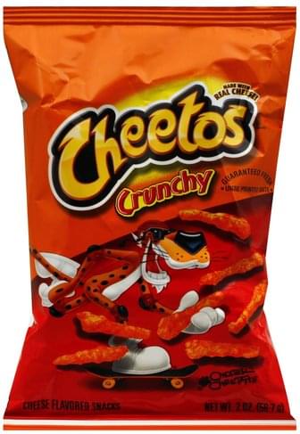 Cheetos Crunchy Cheese Flavored Snacks - 2 oz, Nutrition Information ...