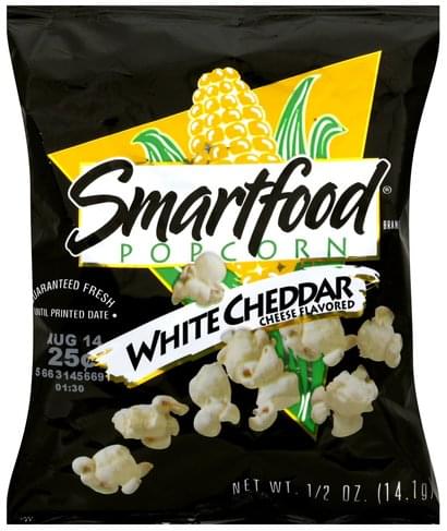 Smartfood White Cheddar Cheese Flavored Popcorn - 0.5 Oz, Nutrition 