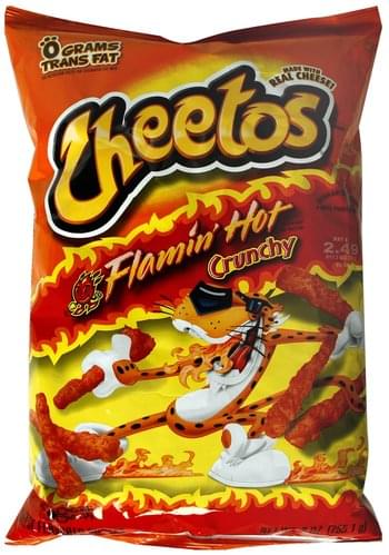 Cheetos Crunchy, Flamin' Hot Cheese Flavored Snacks - 9 oz ...