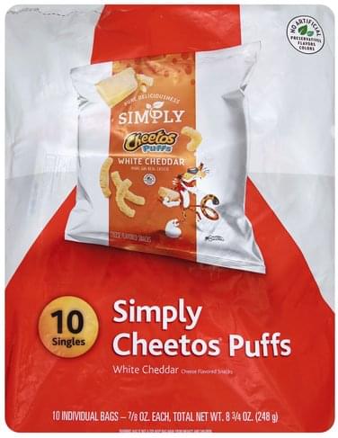 CHEETOS® Simply Crunchy White Cheddar Cheese Flavored Snacks