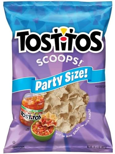 Tostitos Party Size Tostitos Scoops! Tortilla Chips - 14.5 Oz ...