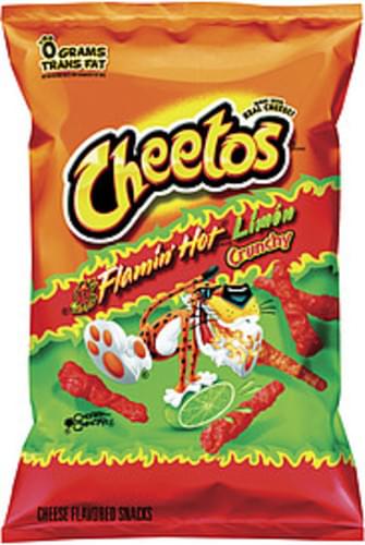 Cheetos Crunchy Flamin' Hot Cheese Flavored Snack Chips, 8.5 oz Bag