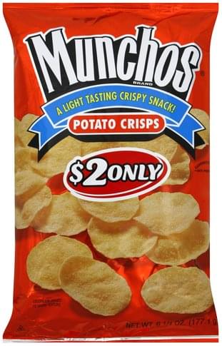 Munchos Potato Crisps - 6.25 oz, Nutrition Information | Innit