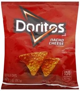 Doritos Nachos Cheese Tortilla Chips - 1 oz, Nutrition Information | Innit