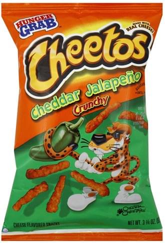 Cheetos Crunchy Cheese Flavored Snacks Jalapeno