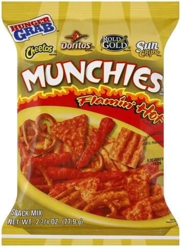 Munchies Flamin' Hot Snack Mix - 2.75 oz, Nutrition Information | Innit