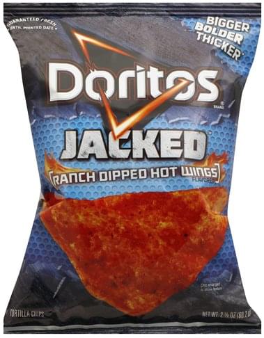 Doritos Ranch Dipped Hot Wings Flavored Tortilla Chips - 2.125 oz ...