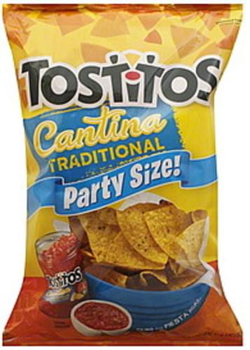 Tostitos Traditional, Party Size Tostitos Cantina Traditional Tortilla ...