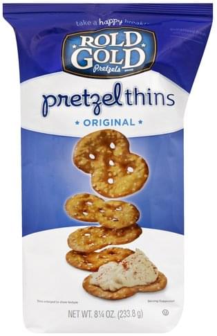 Rold Gold Original Pretzel Thins - 8.25 oz, Nutrition Information | Innit