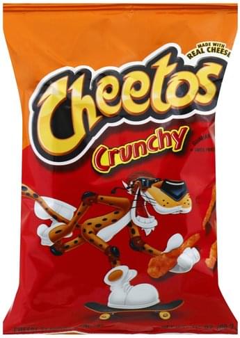 Cheetos Crunchy Flamin' Hot Cheese Flavored Snacks, 3.5 oz Bag 