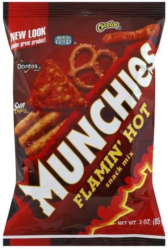 Munchies Flamin' Hot Snack Mix - 3 oz, Nutrition Information | Innit