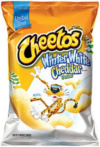 Simply Cheetos Puffs Cheese Flavored Snacks, White Cheddar, 8 Oz