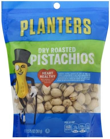 Planters Dry Roasted Pistachios - 12.75 oz, Nutrition Information | Innit