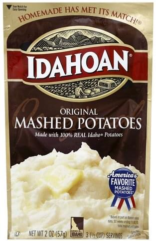 Idahoan Original Mashed Potatoes - 2 oz, Nutrition Information | Innit