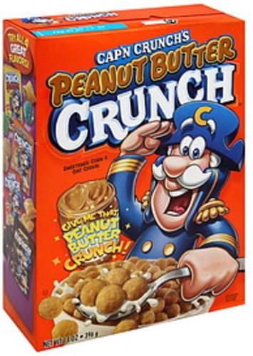 Cap n Crunch Peanut Butter Crunch Cereal - 14 oz, Nutrition Information ...