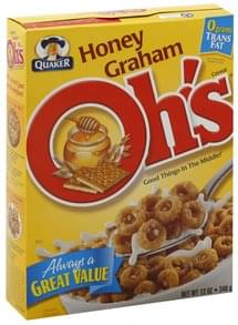 Ohs Cereal - 12 Oz, Nutrition Information 