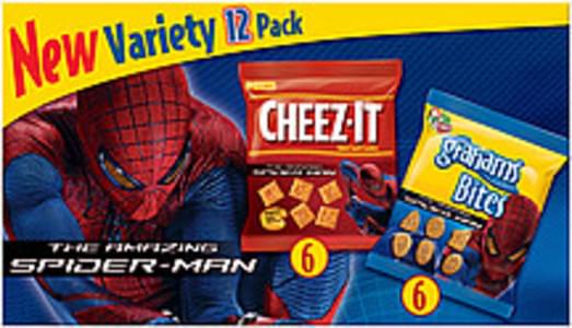 Keebler The Amazing Spider-Man Cheez-It/Grahams Bites Variety Pack 1 Oz ...