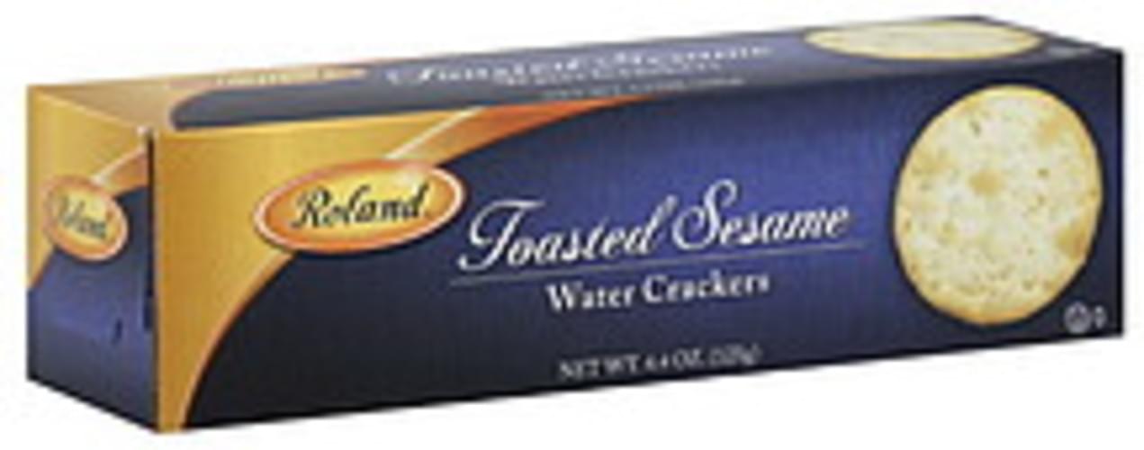 Roland Toasted Sesame Water Crackers 44 Nutrition Information Innit