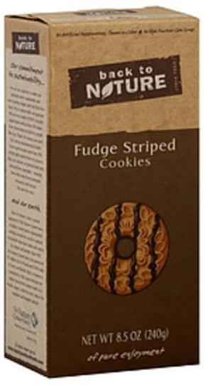 Back To Nature Fudge Striped Cookies 6 Pkg Nutrition Information Innit