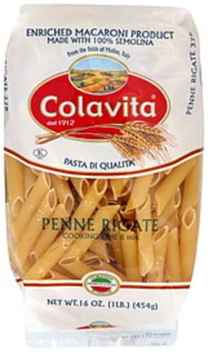 Colavita 16 Oz Penne Rigate 20 Pkg Nutrition Information Innit 4496