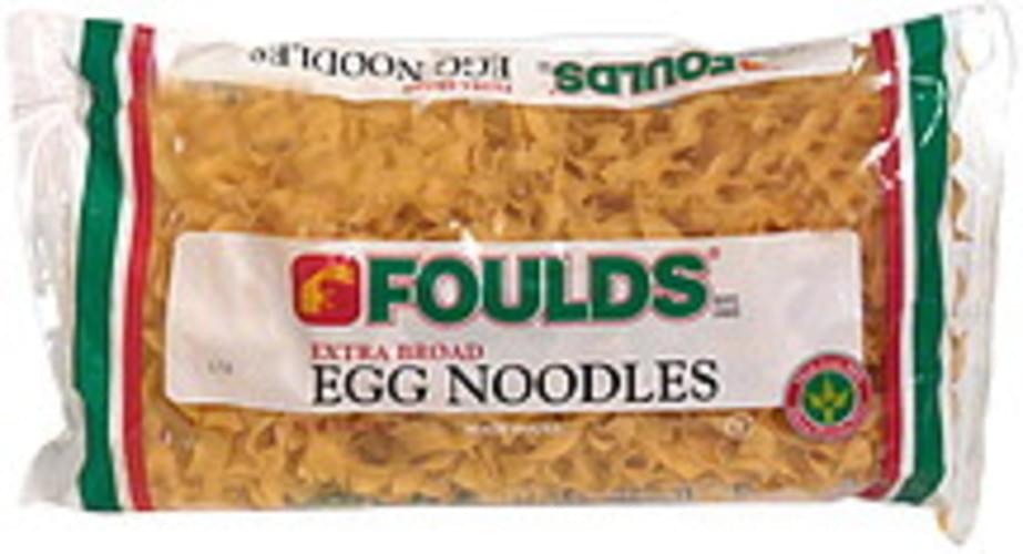 Foulds Extra Broad 12 Oz Egg Noodles 12 Pkg Nutrition Information