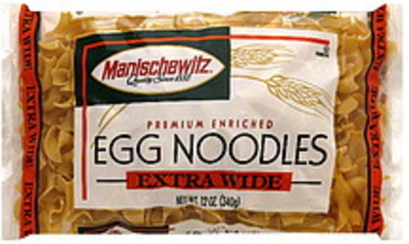 Manischewitz Extra Wide Egg 12 Oz Noodles 12 Pkg Nutrition