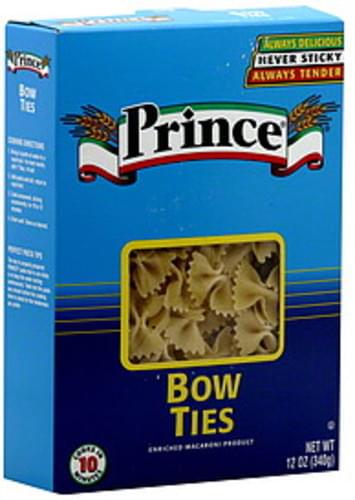 Prince Bow Ties 12 Oz Pasta - 15 pkg, Nutrition Information | Innit