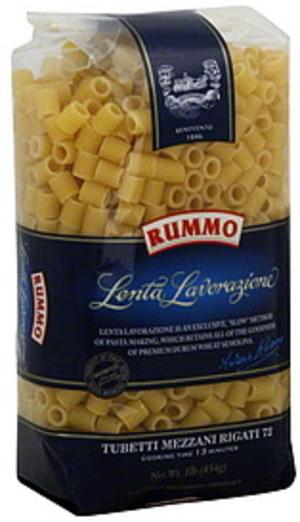 Rummo Lenta Lavorazione Tubetti Mezzani Rigatti 5 Oz Pasta - 12 pkg,  Nutrition Information | Innit