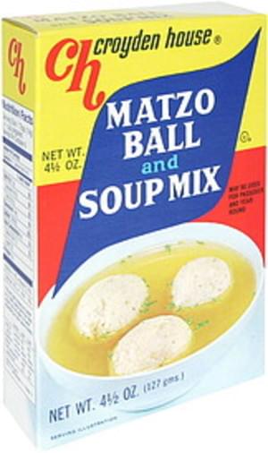 Croyden House 41 2 Oz Matzo Ball And Soup Mix 24 Pkg Nutrition