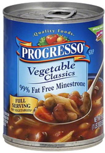 Progresso Minestrone 19 Oz Soup - 12 pkg, Nutrition Information | Innit