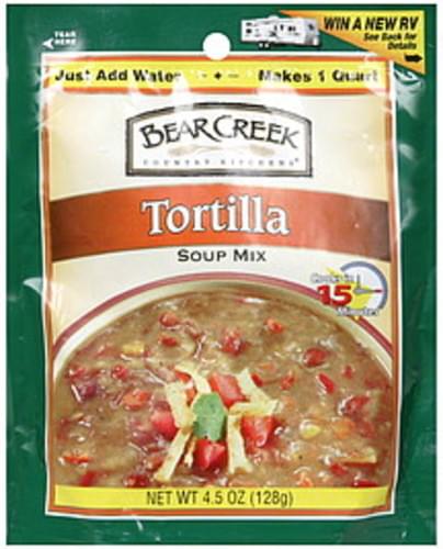 Bear Creek Soup Tortilla 4.5 Oz - 6 pkg, Nutrition Information | Innit