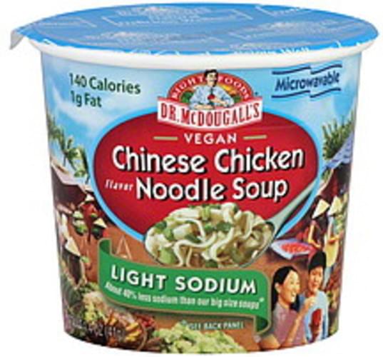 Dr Mcdougalls Chinese Chicken Noodle 1 4 Oz Soup 6 Pkg Nutrition