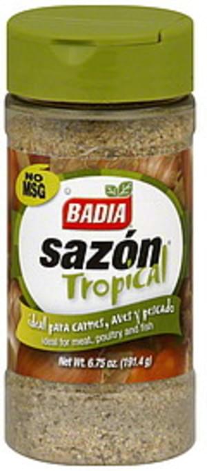 Badia Tropical 6.75 Oz Sazon - 12 pkg, Nutrition Information | Innit