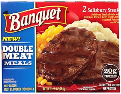 Banquet Salisbury Steak 354 G Nutrition Information Innit