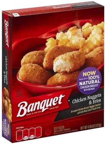 Banquet & Fries Chicken Nuggets - 4.85 oz, Nutrition Information | Innit