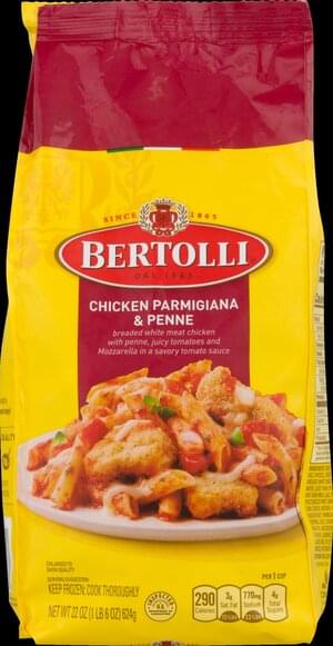 Bertolli Chicken Parmigiana & Penne - 22 Oz, Nutrition Information | Innit